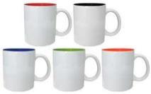 TAZA BLANCA PARA SUBLIMACION COLOR INTERIOR